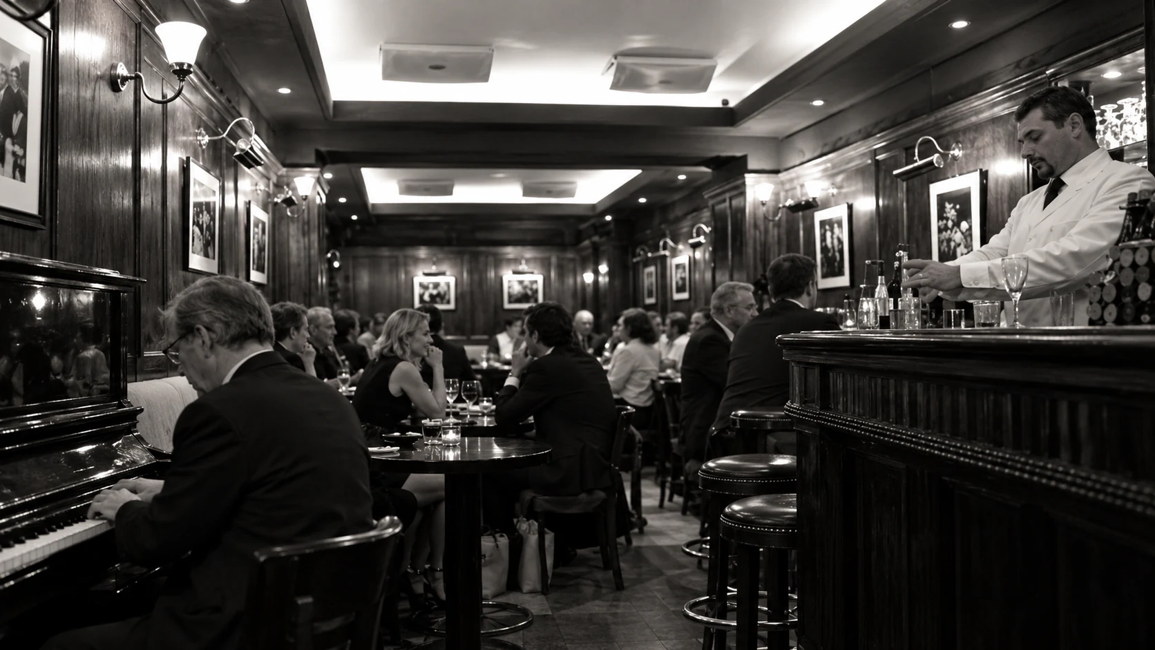 Downstairs piano bar