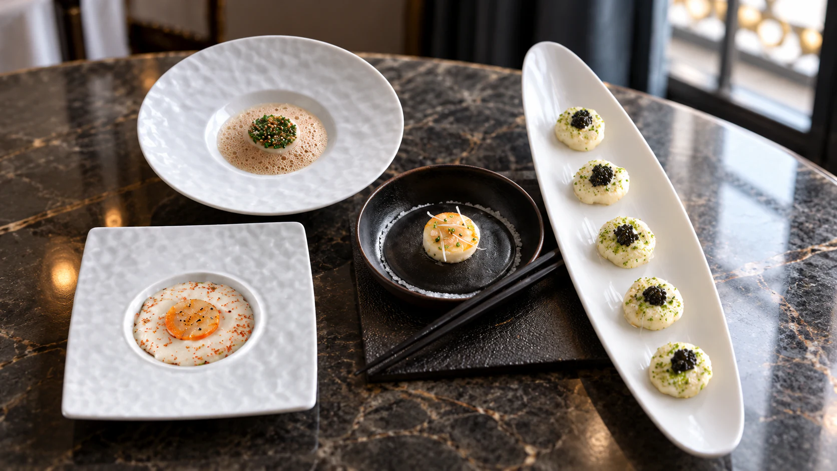 Canapés and amuse-bouches