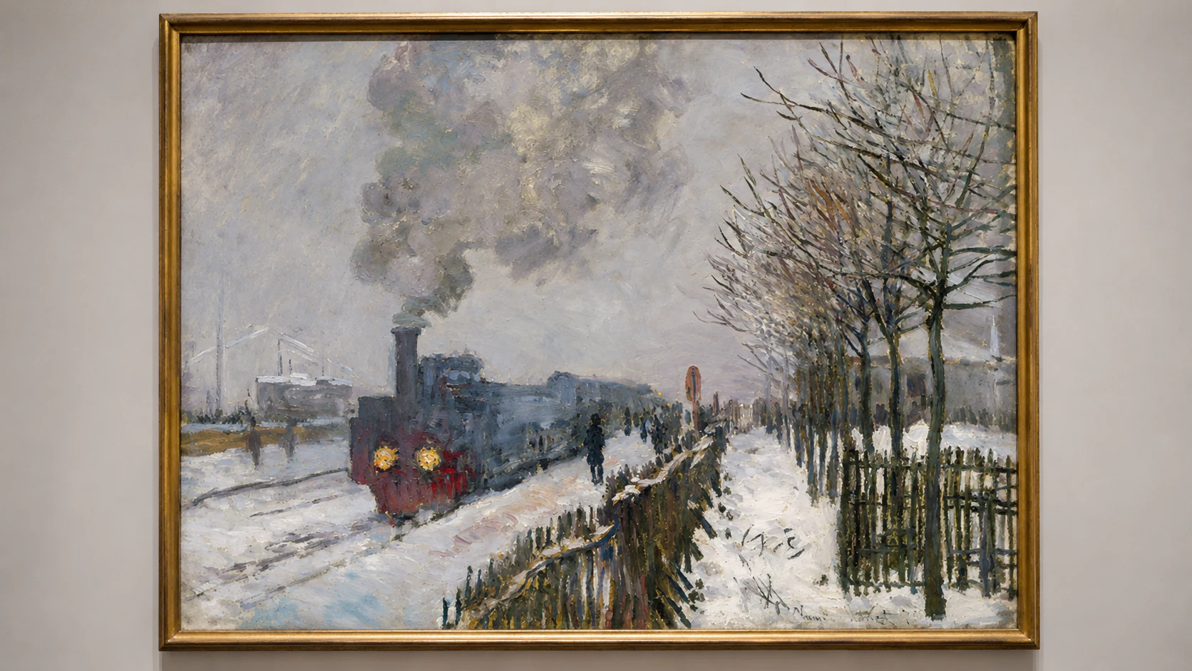 Monet: The Train in the Snow