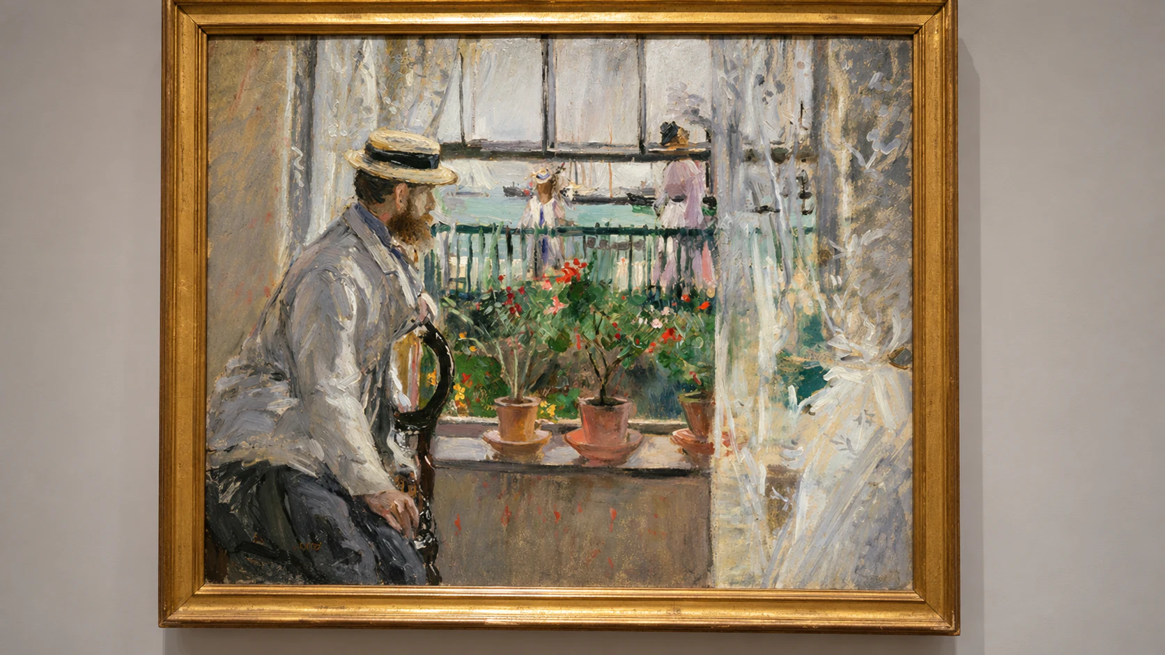 Morisot: Eugène Manet on the Isle of Wight