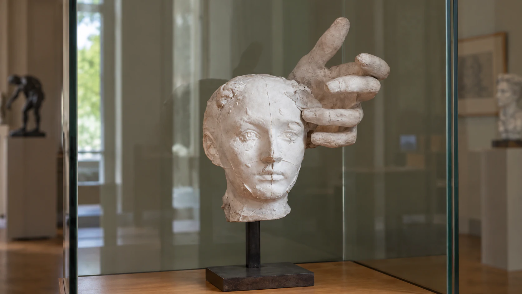 Mask of Camille Claudel assemblage