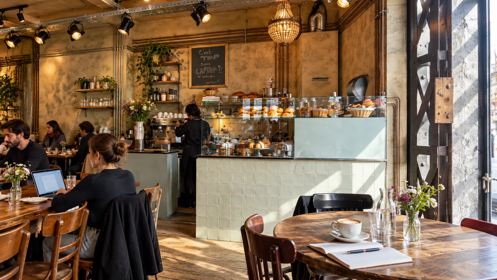 Café Lomi — Marcadet, Paris