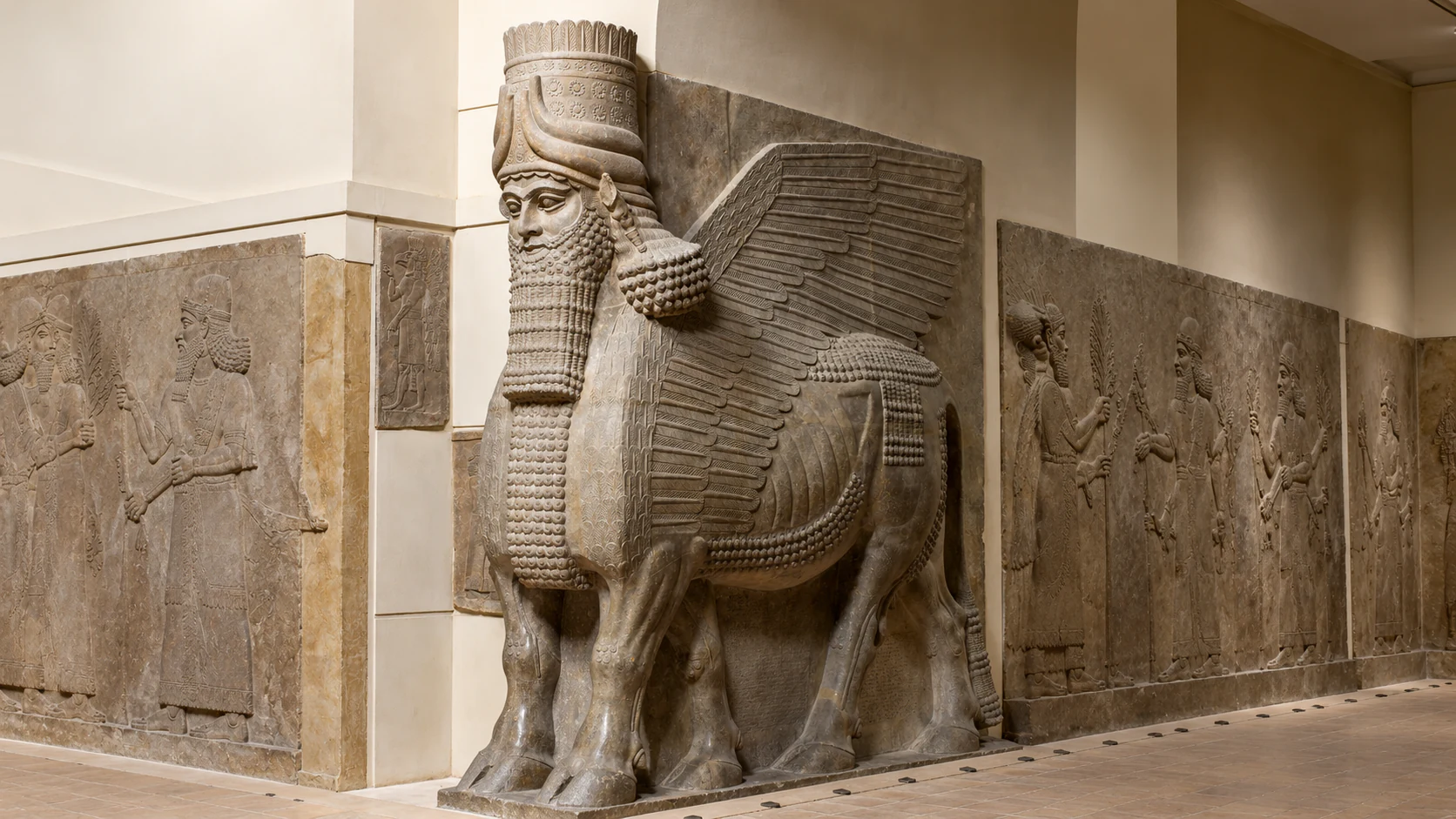 Assyrian lamassu