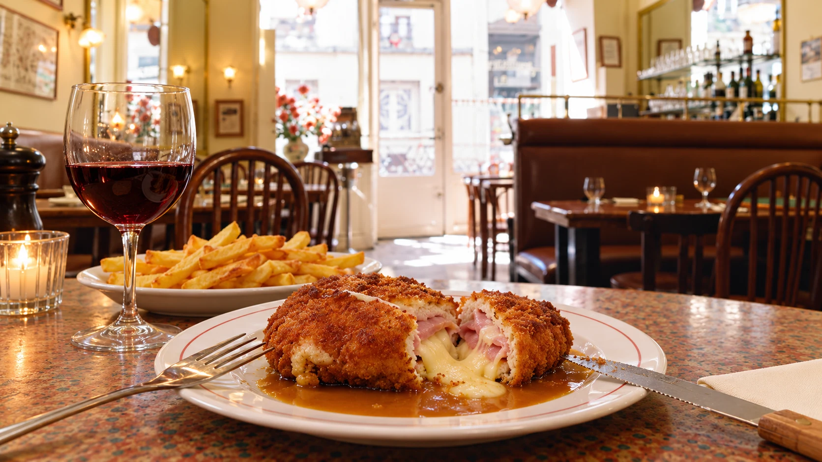 Cordon bleu & frites