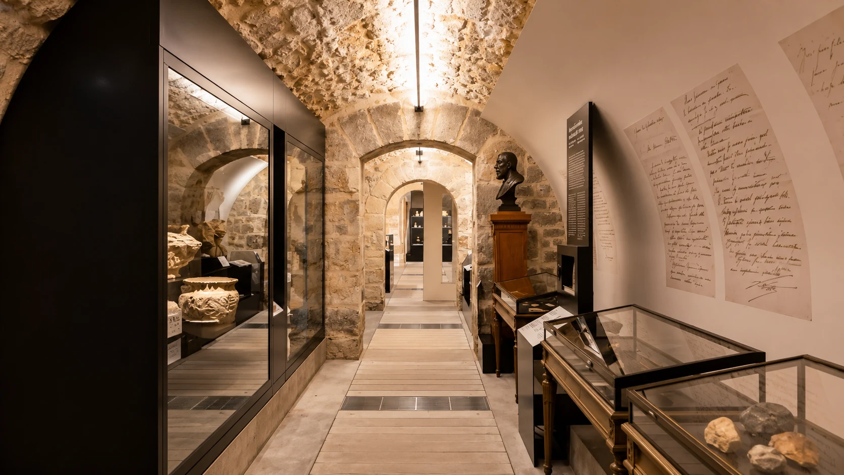 Vaulted galleries