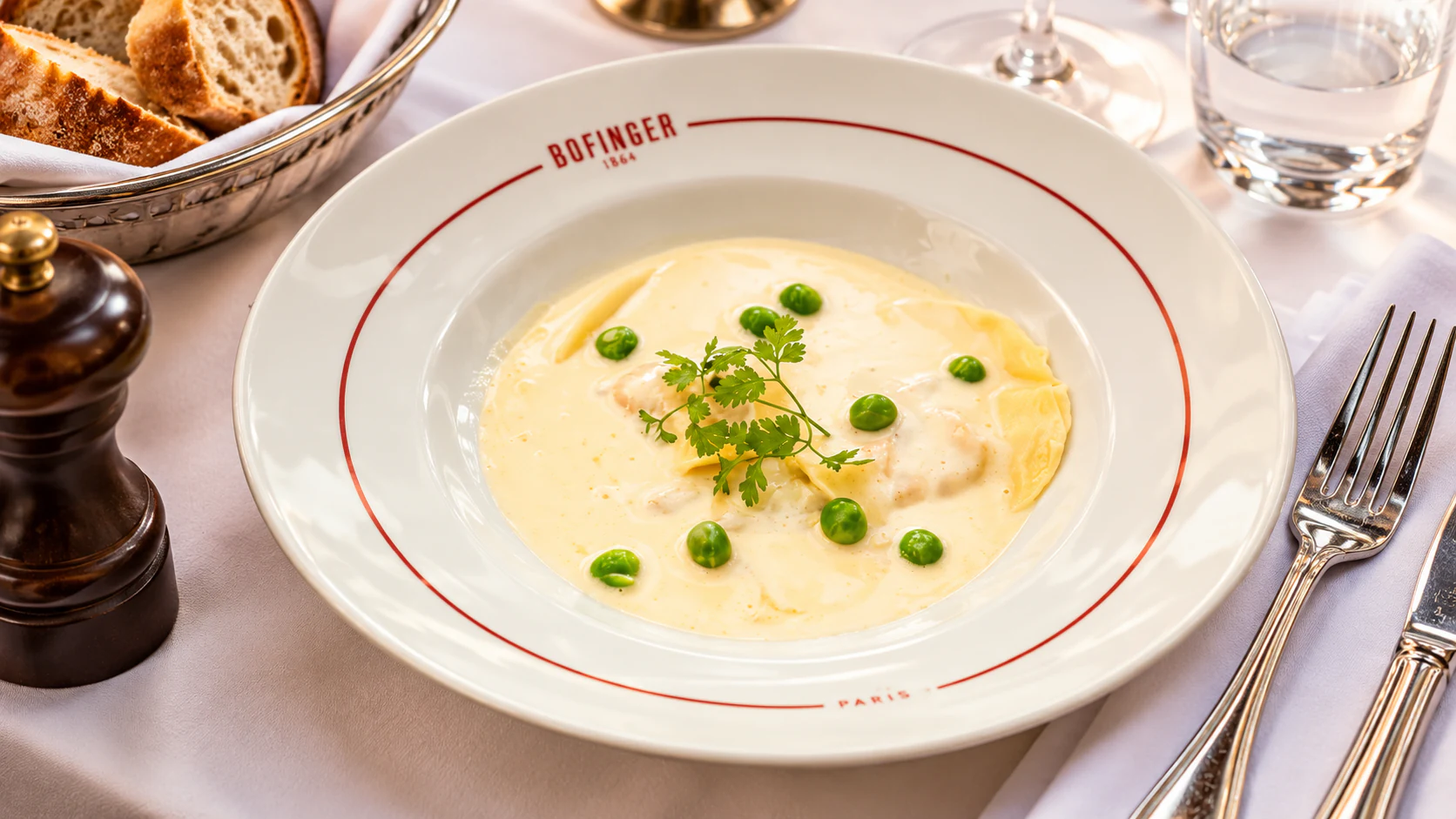 Raviole de langoustines