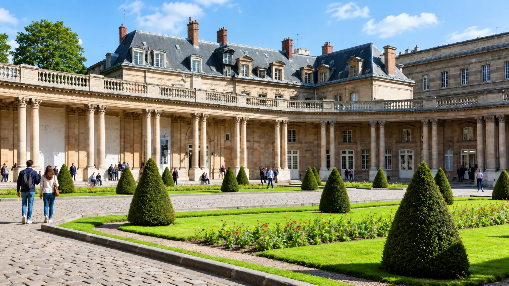Archives nationales courtyard