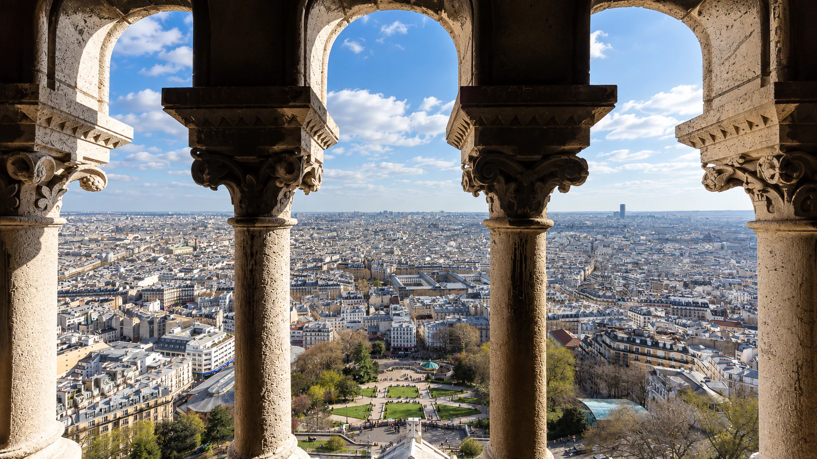 Paris from the Sacré-Cœur dome