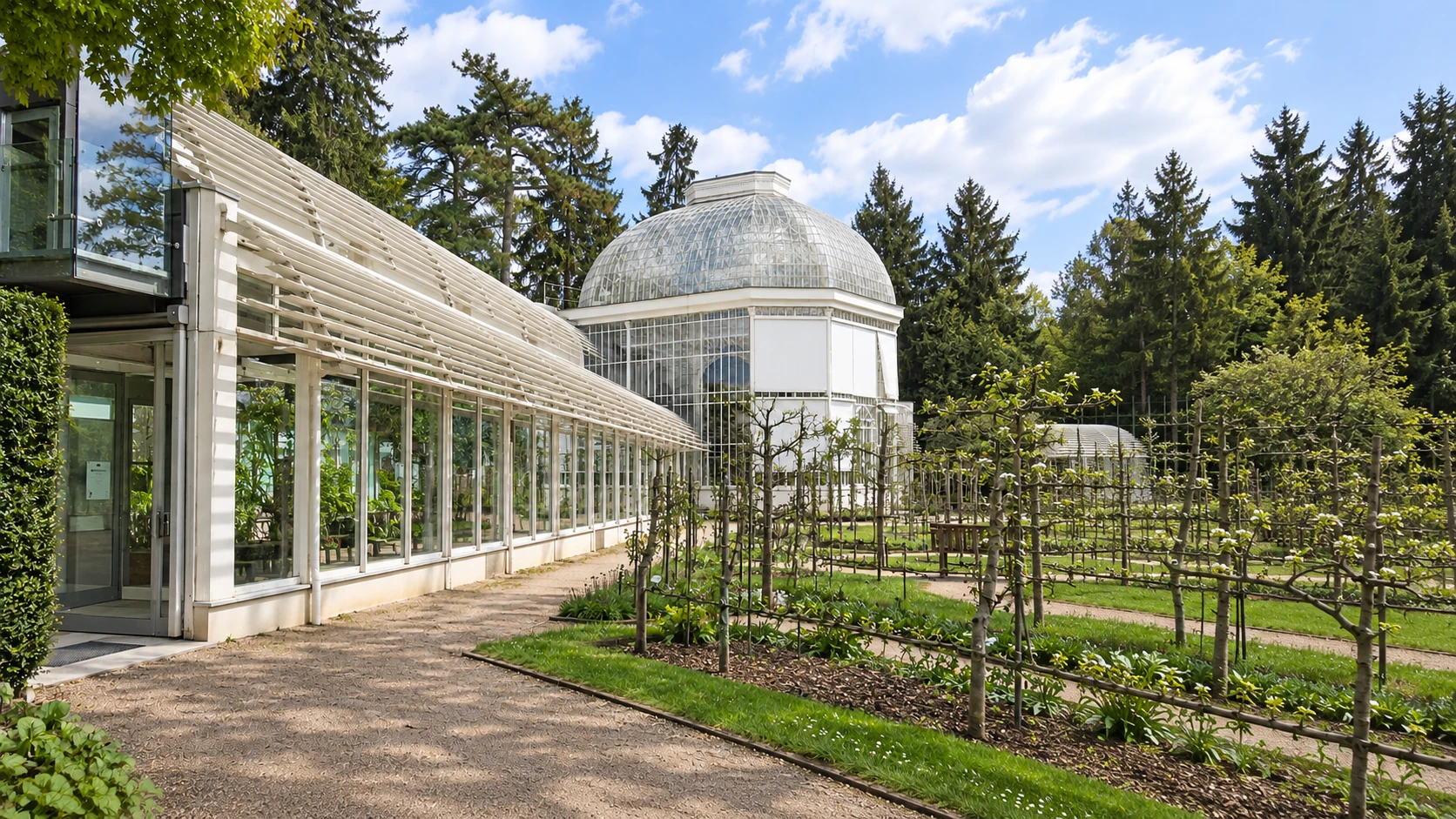 French garden greenhouse