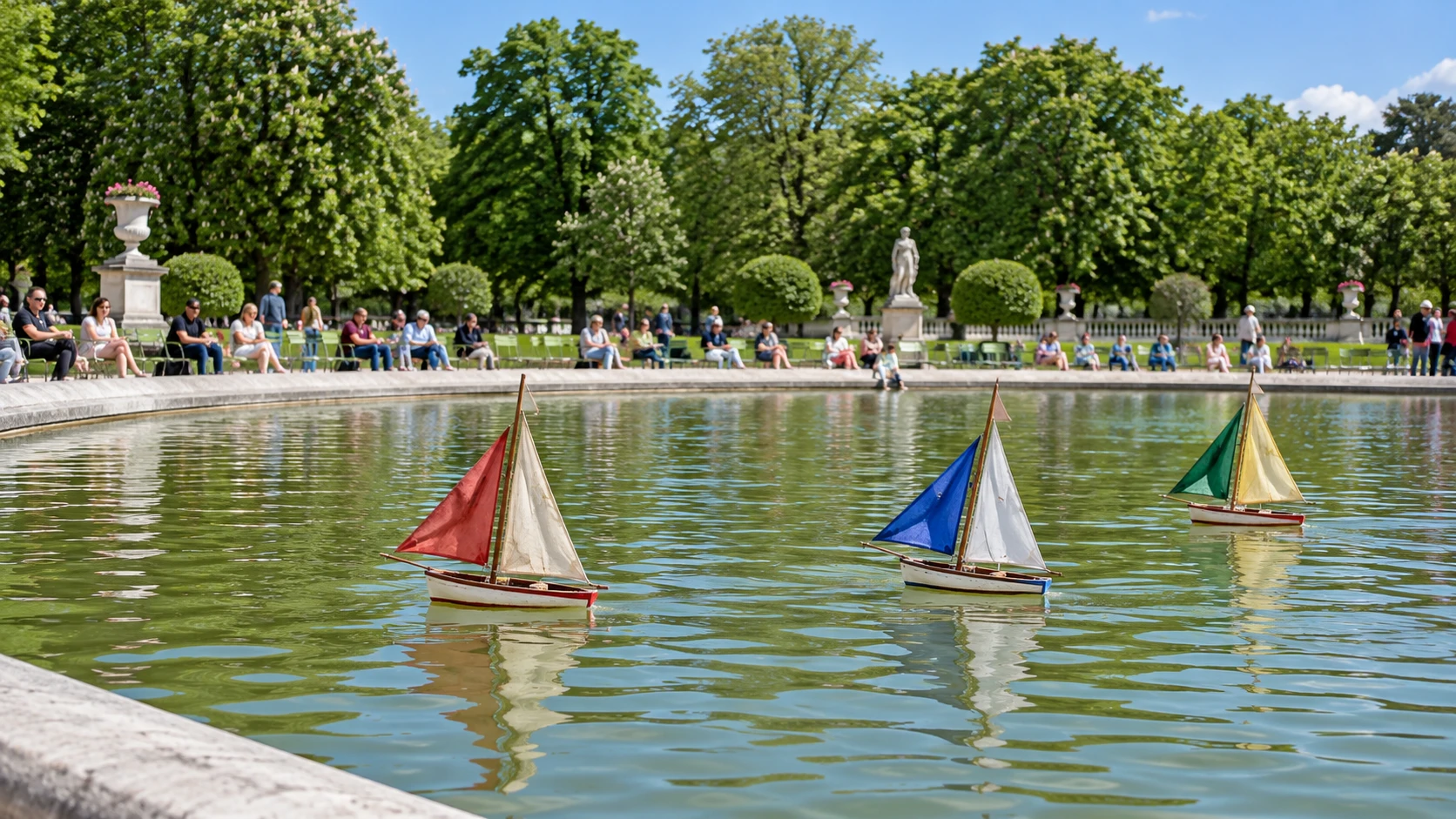 Boating pond