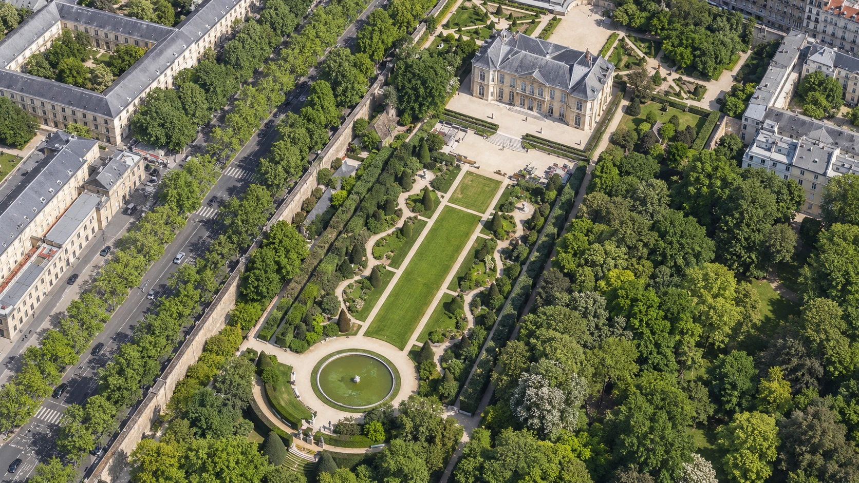 Hôtel Biron and sculpture garden