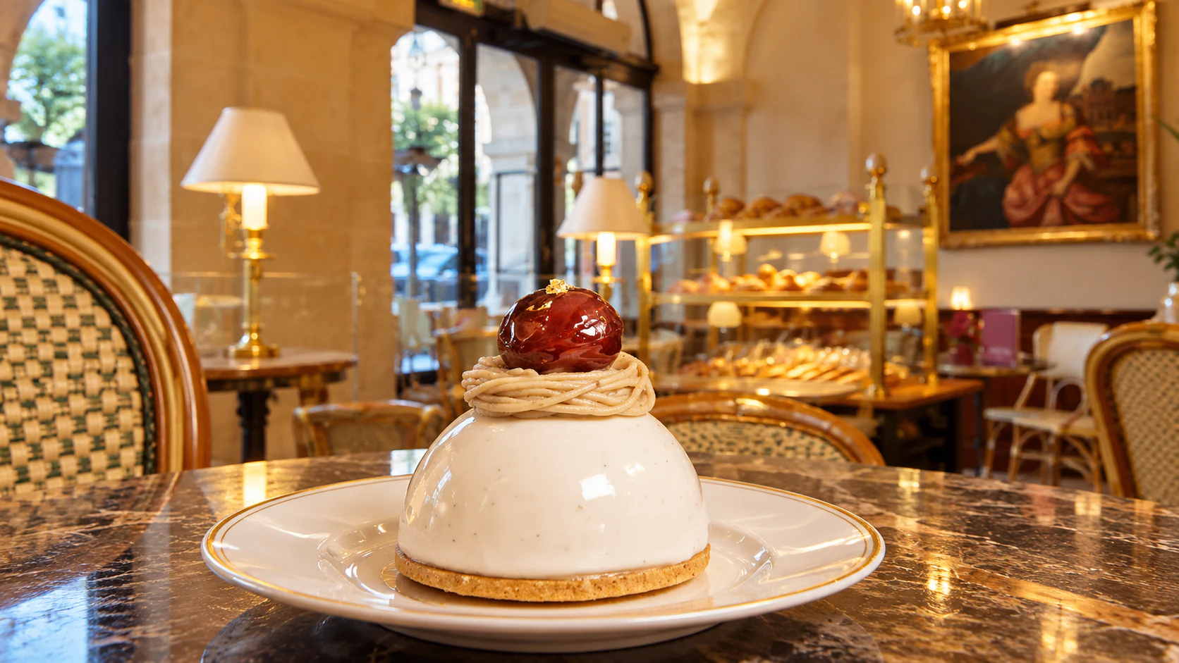 Mont-Blanc pastry