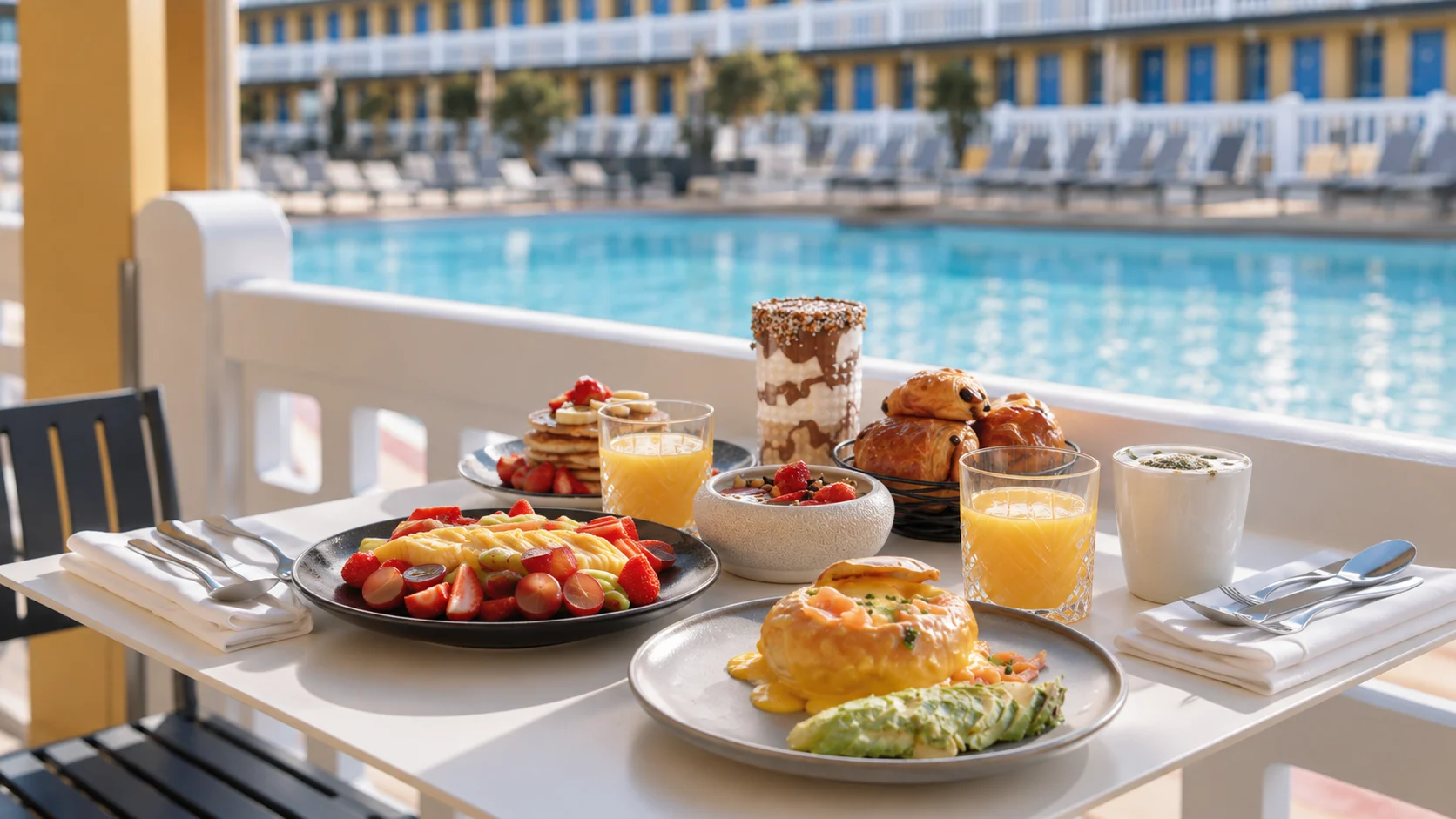 Breakfast table