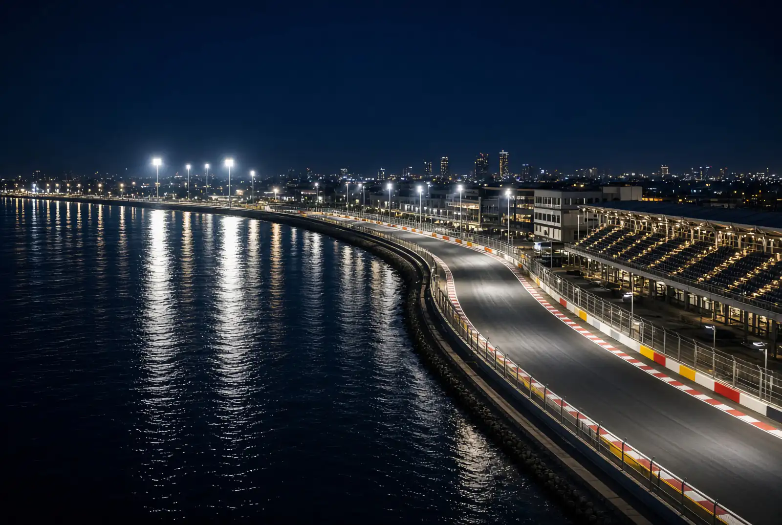 Editorial illustration: Jeddah Corniche Circuit